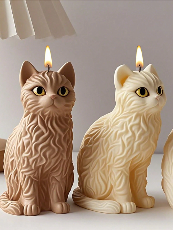Cute Cat Candle