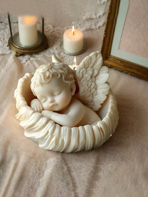 Rose Angel candle