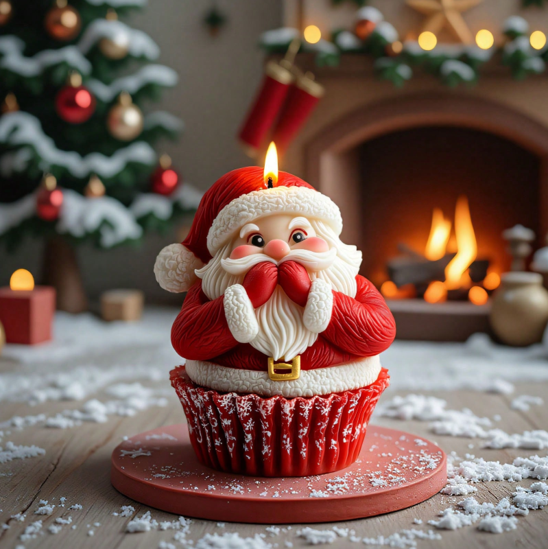 Santa Claus Candle